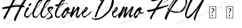 Hillstone Demo FPU字体转换